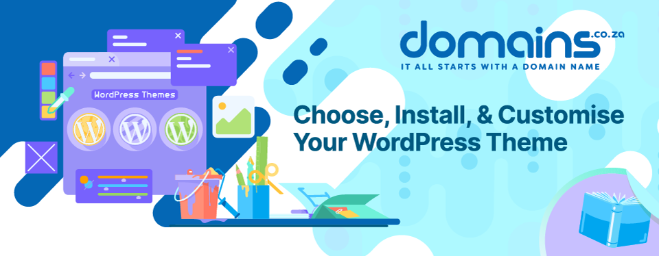 Header Text: Choose, Install, & Customise Your WordPress Theme