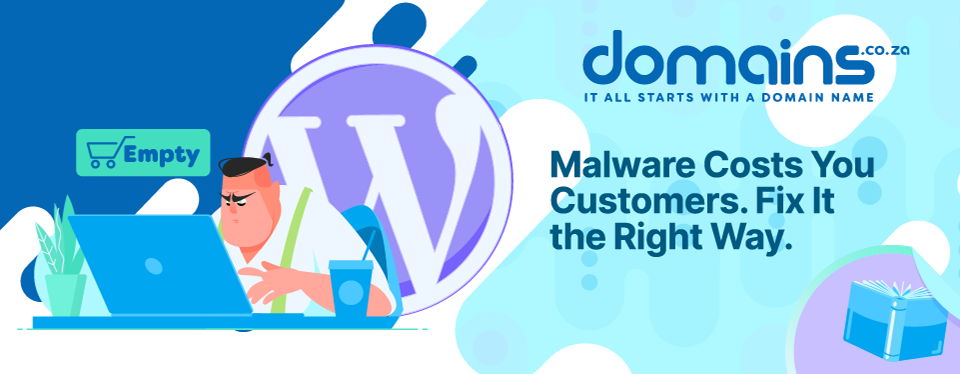 Header Text: Malware Costs You Customers. Fix It the Right Way.
