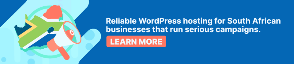 Strip Banner Text - Reliable WordPress hosting for South African businesses that run serious campaigns. [Learn More]