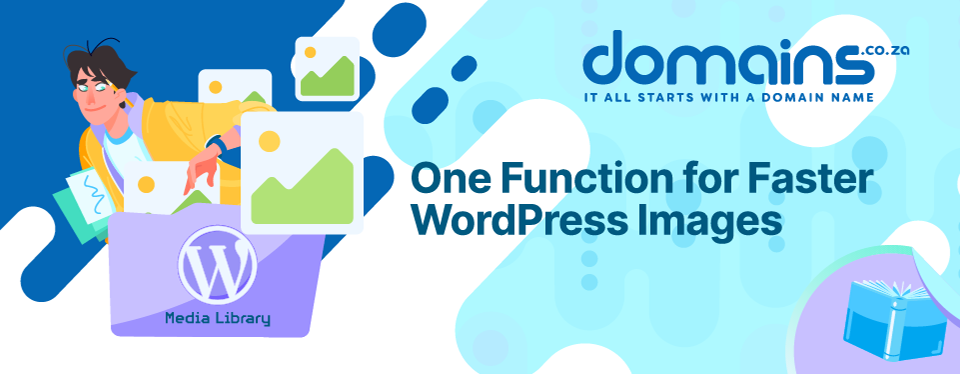 Header Text: One Function for Faster WordPress Images