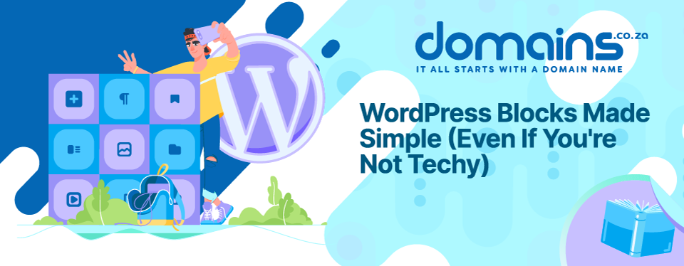 Header Text: WordPress Blocks Made Simple (Even If You're Not Techy