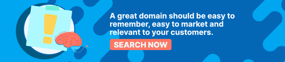Strip Banner Text -  A great domain should be easy to remember, easy to market and relevant to your customers. [Search Now]