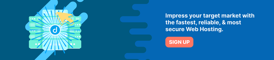 Strip Banner Text - Impress your target market with the fastest, reliable, & most secure Web Hosting. [Sign up]