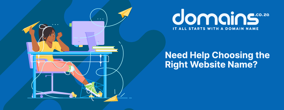 Header Text - Need Help Choosing the Right Website Name?