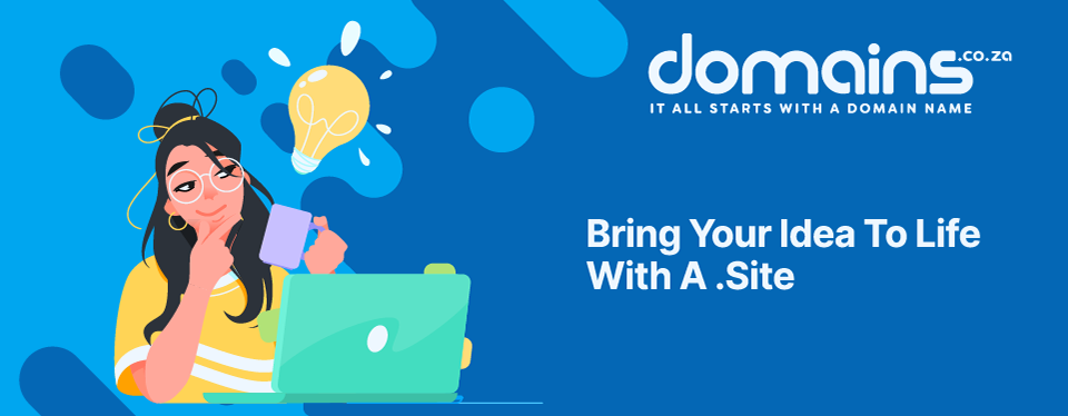 Header Text - Bring Your Idea To Life With A .Site