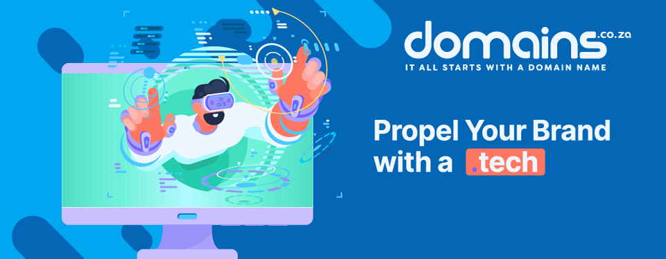 Header Text - Propel Your Brand With A .Tech