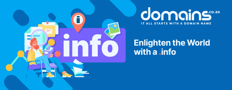 Header Text - Main banner text: Enlighten The World With A .INFO