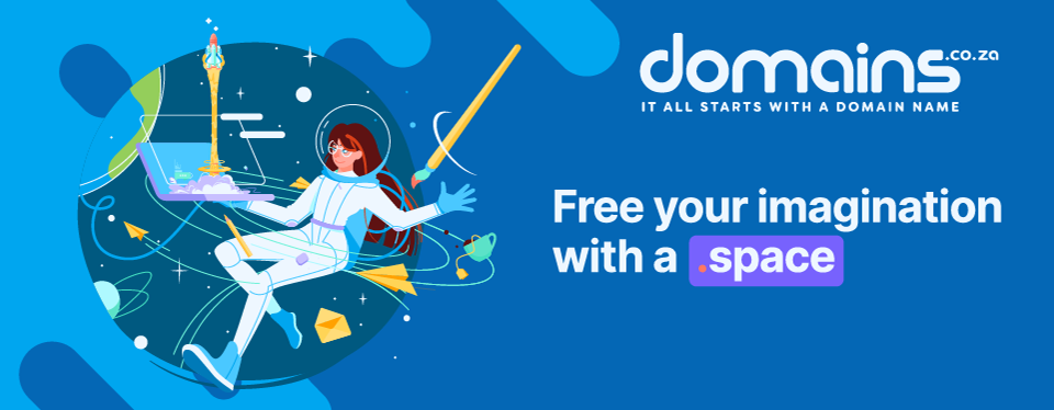 Header Text: Free your imagination with a .SPACE