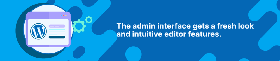 Strip Banner Text - The admin interface gets a fresh look and intuitive editor features.