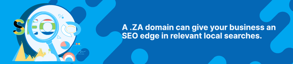 Strip Banner Text - A .ZA domain can give your business an SEO edge in relevant local searches