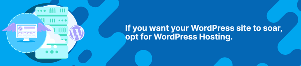 Strip Banner Text - If you want your WordPress site to soar, opt for WordPress Hosting.
