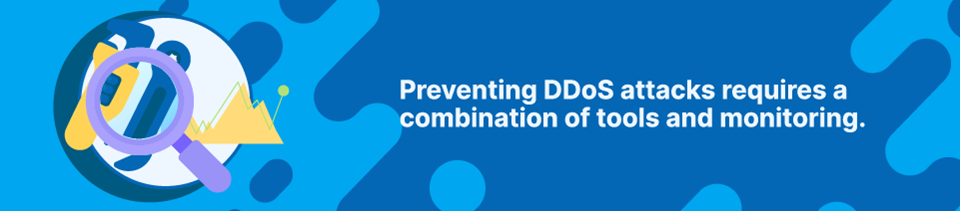 Strip Banner - Preventing DDoS attacks requires a combination of tools and monitoring