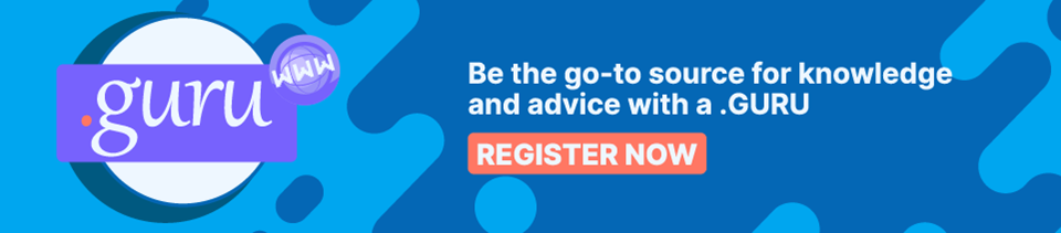 Be the go-to source for knowledge and advice with a .GURU [Register Now]