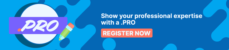 Top-Level Domain Name - Show your professional expertise with a .PRO [Register Now]