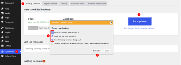 Reliable WordPress Backup - Manually Back Up Website Using UpdraftPlus Plugin Reliable WordPress Backup - Manually Back Up Website Using UpdraftPlus Plugin