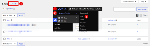 WordPress Multisite Can Simplify Multi-Website Management - Add Site to Your Multisite Network