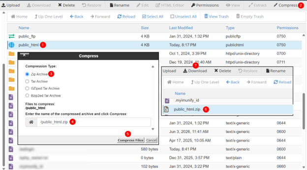 How To Reinstall WordPress Without Losing Your Website Contents - Compress Website Root Directory and Download It on Your Computer How To Reinstall WordPress Without Losing Your Website Content - Use UpdraftPlus Plugin to Back Up Your Complete Website
