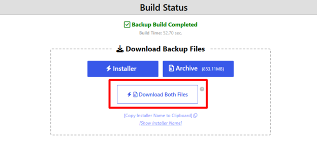 Exporting WordPress Site Is The Smartest Ways To Protect Your Website - Download Package Files from Duplicator