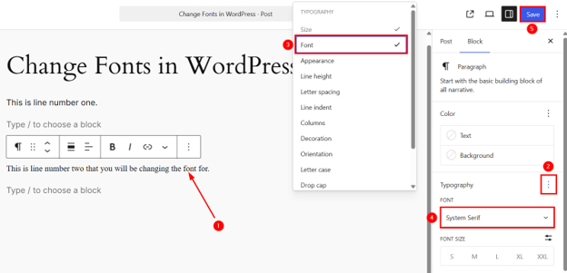 The Right WordPress Font - Change Font Using Gutenberg Editor The Right WordPress Font - Change Font Using Gutenberg Editor