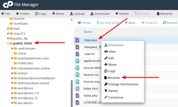 How To Fix Common WordPress Performance Issues - Rename .htaccess File How To Fix Common WordPress Performance Issues - Rename .htaccess File