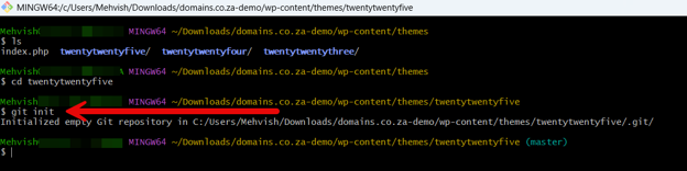 WordPress Version Control Helps Teams Build, Test, and Recover with Less Risk - Open Folder That You Want to Track