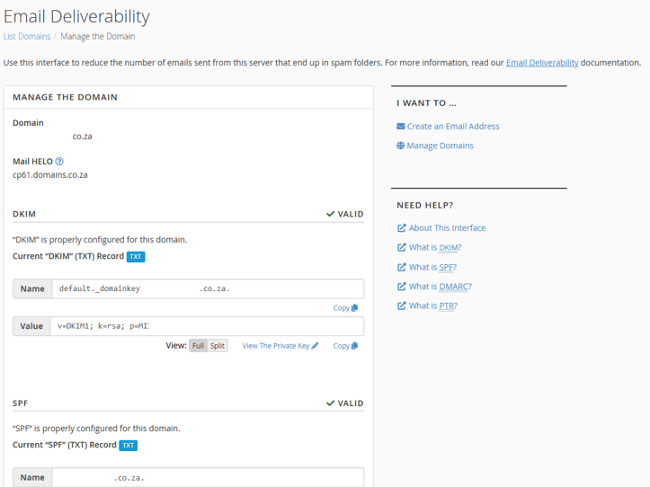 How to Enable SPF and DKIM Records on cPanel - cPanel Domains Tools