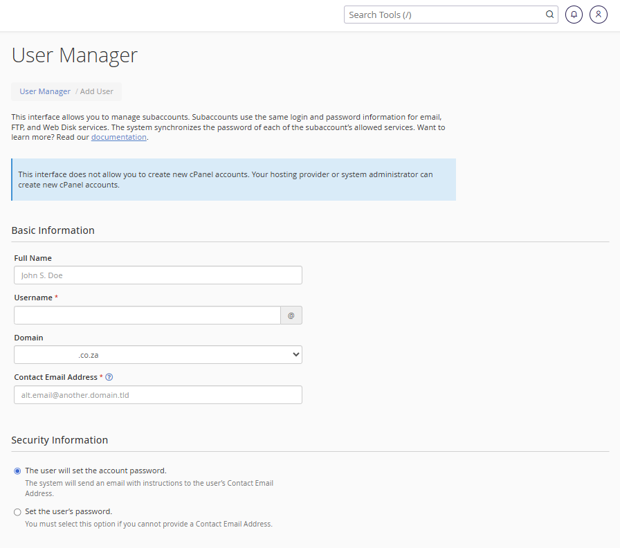 How To Setup User Accounts And Define Access Levels In cPanel How To Setup User Accounts And Define Access Levels In cPanel