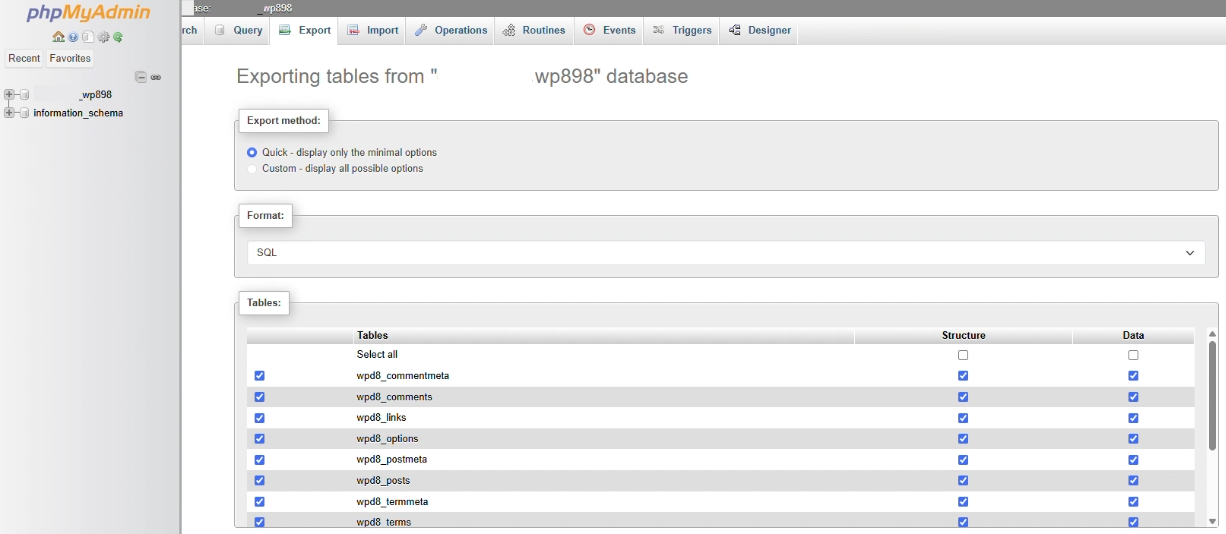 How to Migrate a Website - Export Database How to Migrate a Website - Export Database
