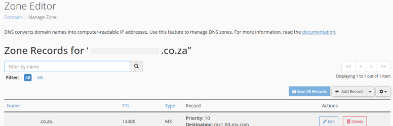 How To Customise The SPF Record In cPanel - Zone Editor Manage Screen Customise The SPF Record In cPanel - Zone Editor Manage Screen