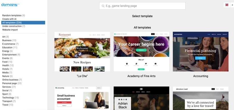 How To Create A Website To Sell Products Online - Choose a Template Create A Website To Sell Products Online - Choose a Template