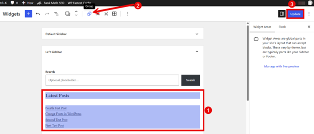 WordPress Widgets Help You Add Useful Features - Group Widgets WordPress Widgets Help You Add Useful Features - Group Widgets