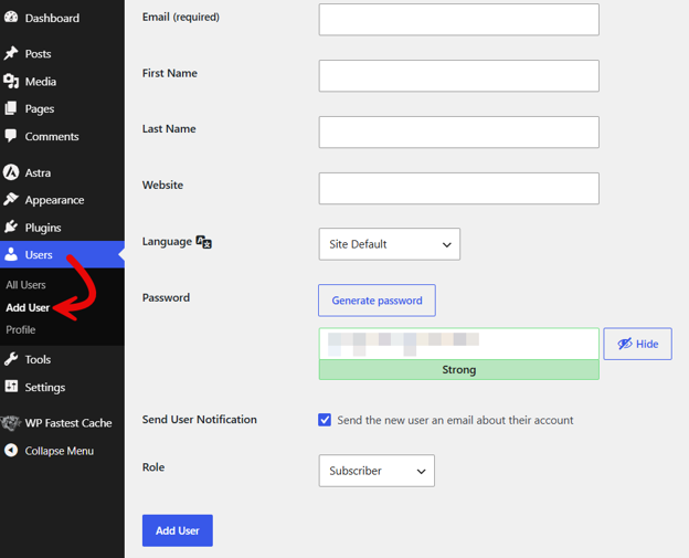 The WordPress Admin Dashboard Is Where Website Management Really Begins - Add a New User The WordPress Admin Dashboard Is Where Website Management Really Begins - Add a New User