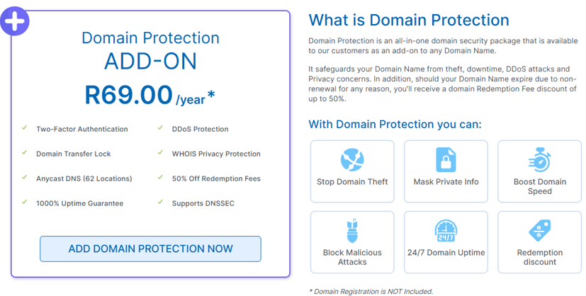 Domains.co.za Launches Complete Domain Protection - Domain Protection Plan
