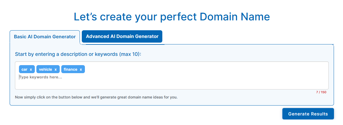 How To Use The AI Domain Name Generator How To Use The AI Domain Name Generator