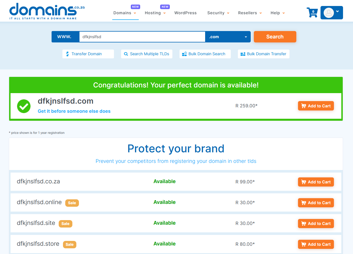 Registering A Domain Name Hosting Domains co za KB Registering A Domain Name Hosting Domains co za KB