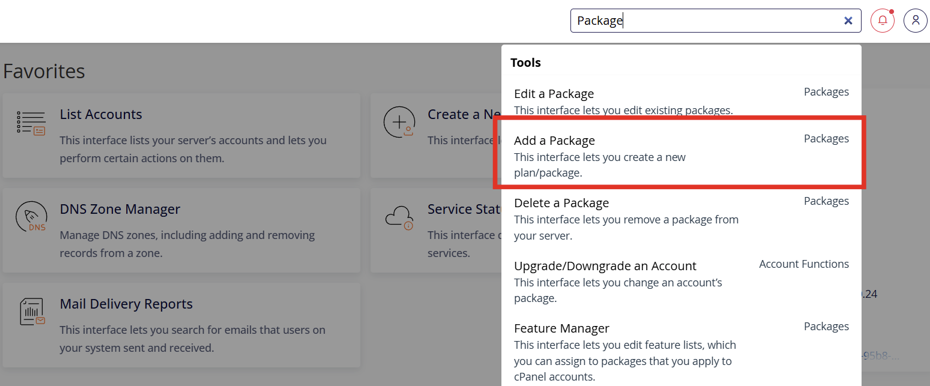 How To Add A Package On Reseller Hosting Account-03