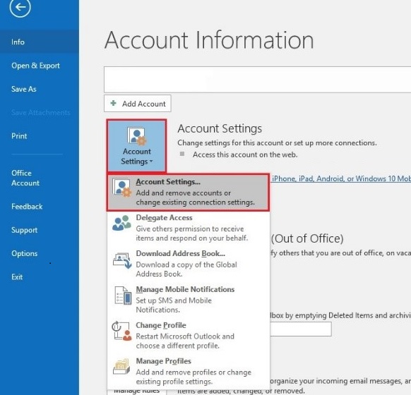 How To Setup Email In Microsoft Outlook 2016 or 365