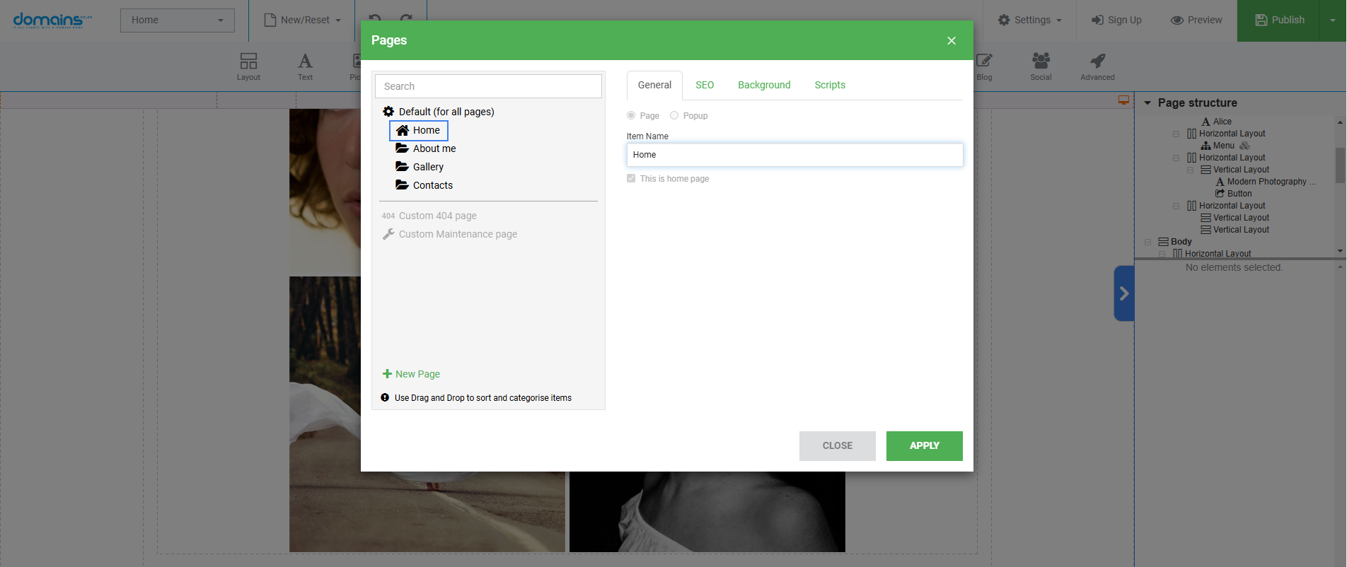 Add A Shopping Page In Site Builder - Create a New Page for your Shop