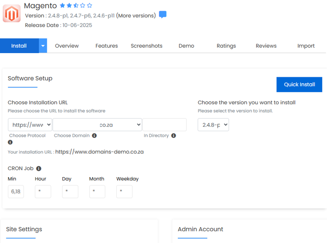 How To Install Magento From Softaculous - Magento Custom Install Install Magento From Softaculous - Magento Custom Install