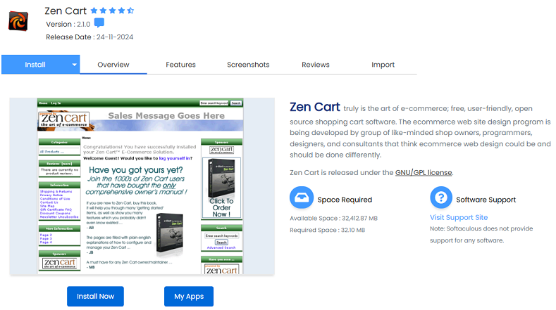 How To Install Zen Cart From Softaculous How To Install Zen Cart From Softaculous