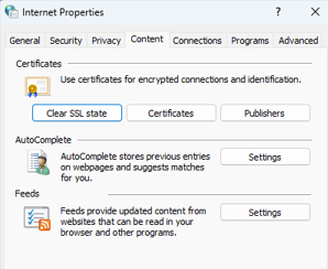 How to Clear SSL State in Browser - cPanel Domains Tools How to Clear SSL State in Browser - cPanel Domains Tools